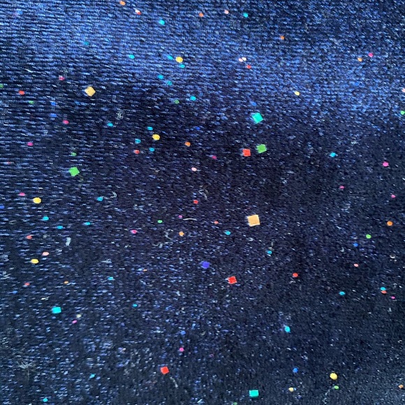 Blue Sparkly Velvet Skirt- Never Worn - Picture 2 of 4